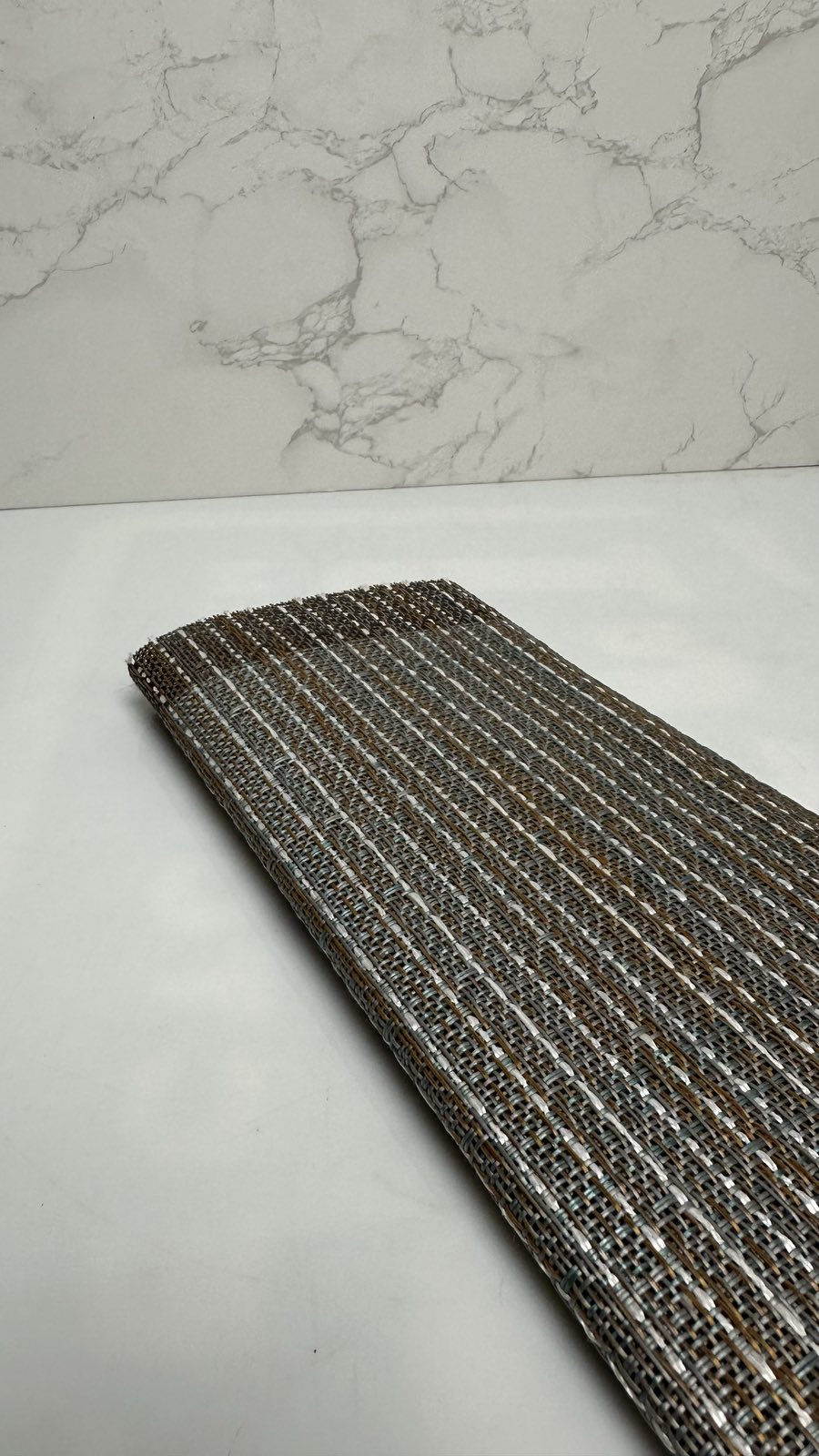 A199 🍽️ Melsvi Stalo padėkliukai (6 vnt.) – PVC, 45×30 cm