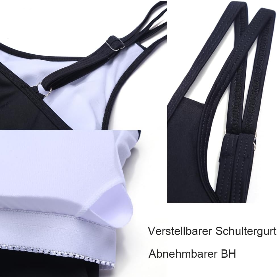 NR12 AI'MAGE tankini, dvi dalys, gėlėtas tamsus, dydis XXL - PIGIUKAI
