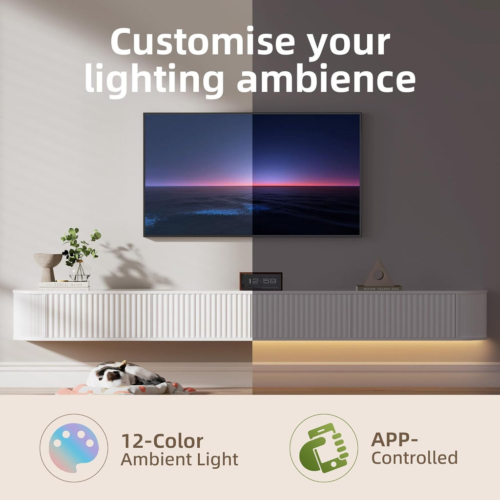B161 RGB LED apšvietimo spalvų pasirinkimas