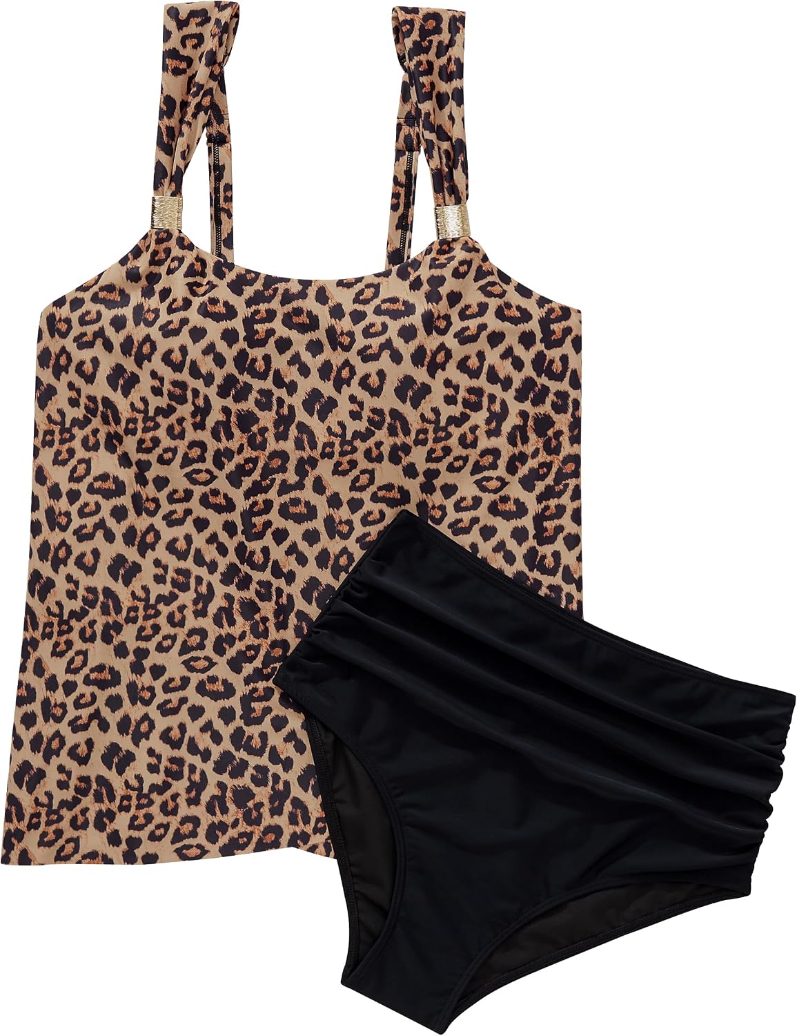 RXRXCOCO tankini, dvi dalys, aukšta juosmenimi, dydis XXL