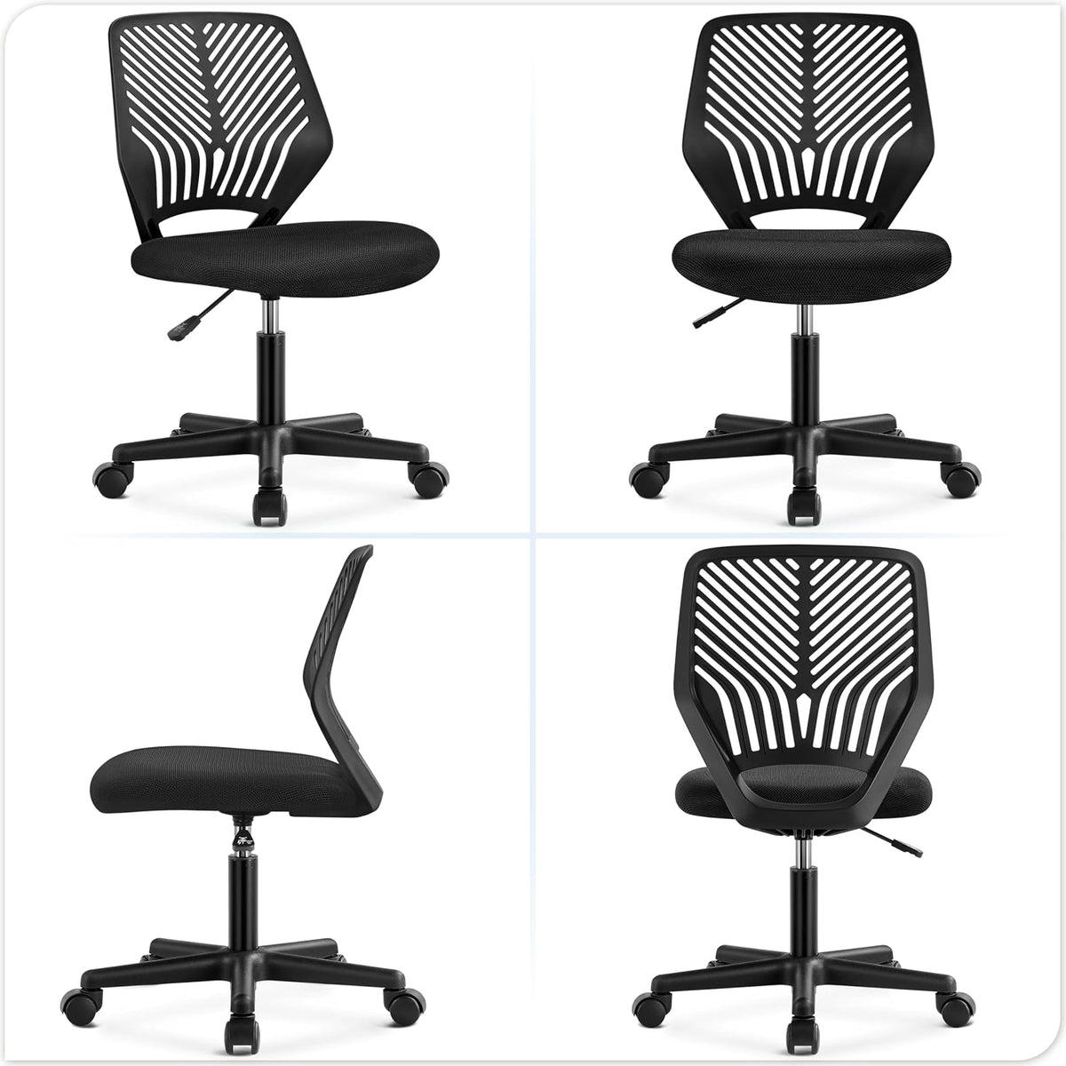 Ergonominė biuro kėdė be porankių, Yaheetech