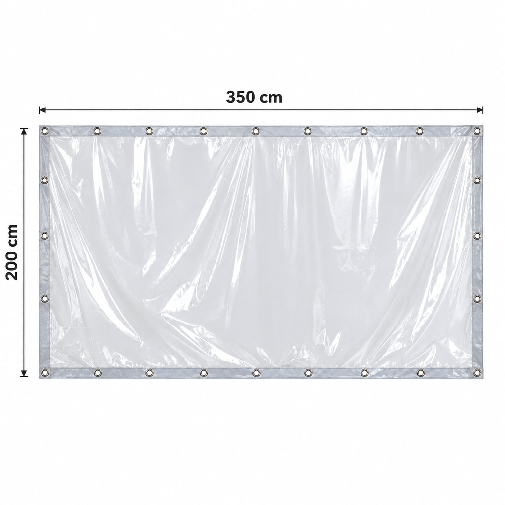 A850 Skaidri PVC apsauginė užuolaida 350x200 cm
