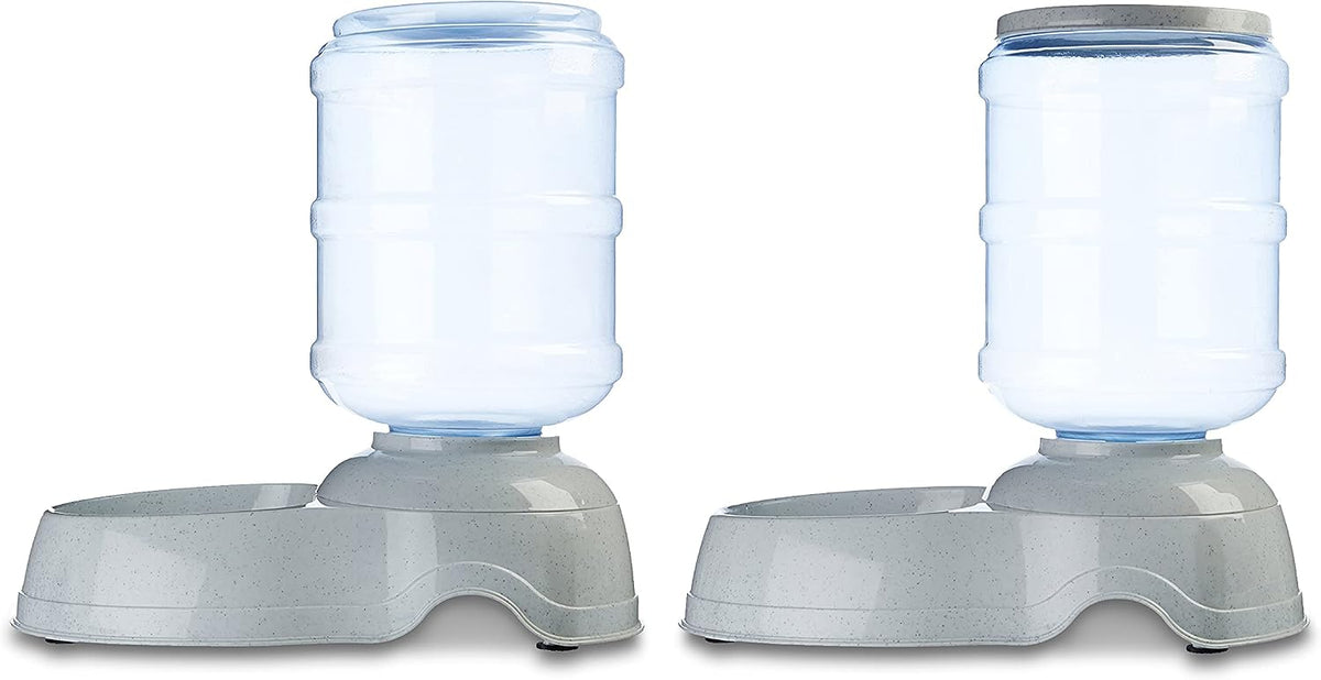 Didelė automatinė gyvūnų šėrykla ir girdyklos rinkinys, maistui 5.45kg vandeniui 9.5l - PIGIUKAI
