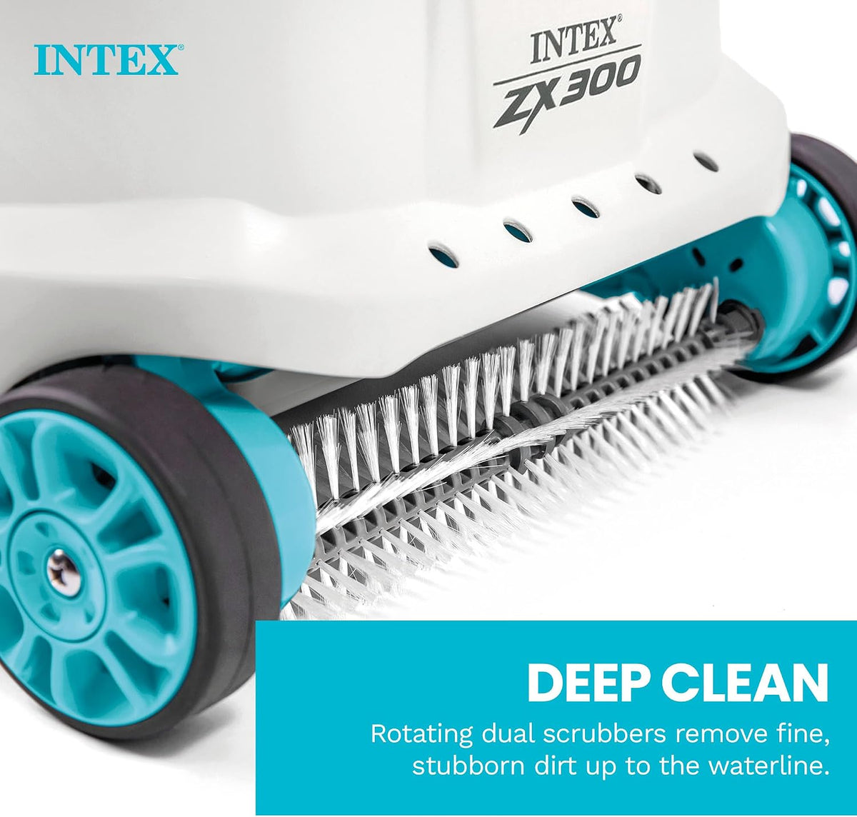 Automatinis baseino valymo siurblys Intex ZX300 Deluxe, žarna 6.5m - PIGIUKAI