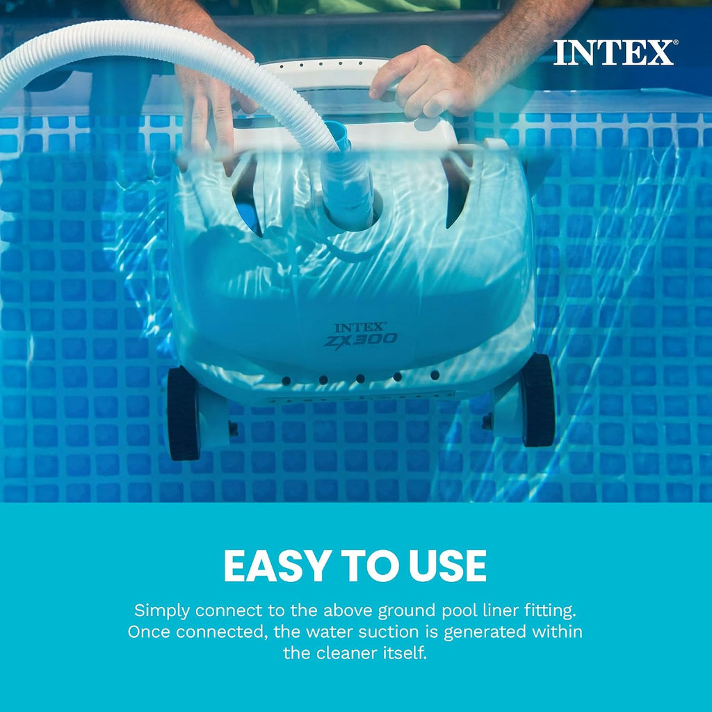 Automatinis baseino valymo siurblys Intex ZX300 Deluxe, žarna 6.5m - PIGIUKAI