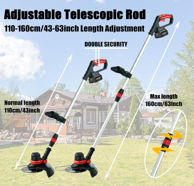 A150 24 V bešepetėlinis belaidis žoliapjovės trimeris