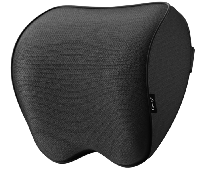 A113 Crofy 2 pcs. car neck pillows, Black