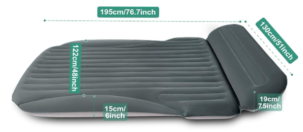 A115 Inflatable mattress for cars