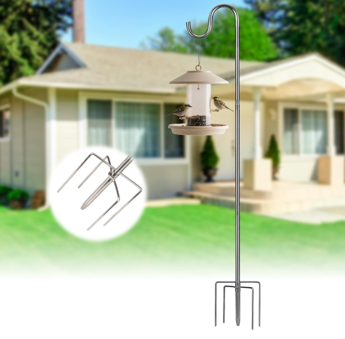 A133 Silver hanging stand with hook