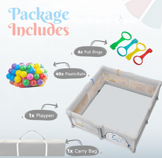 A140 Large baby playpen