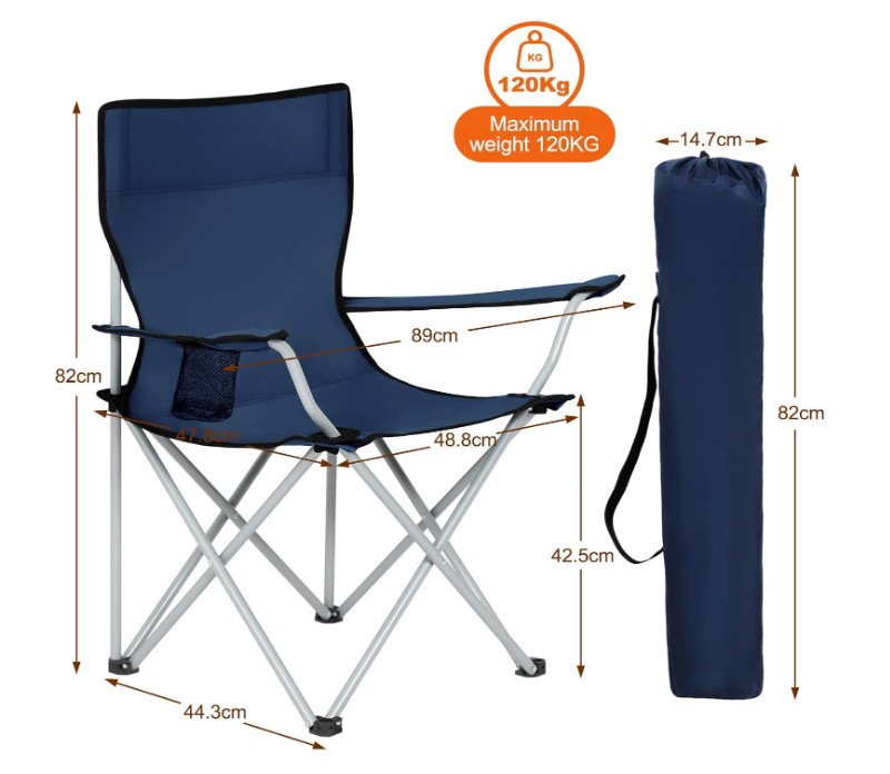 A141 Folding chair set (2 pcs.)