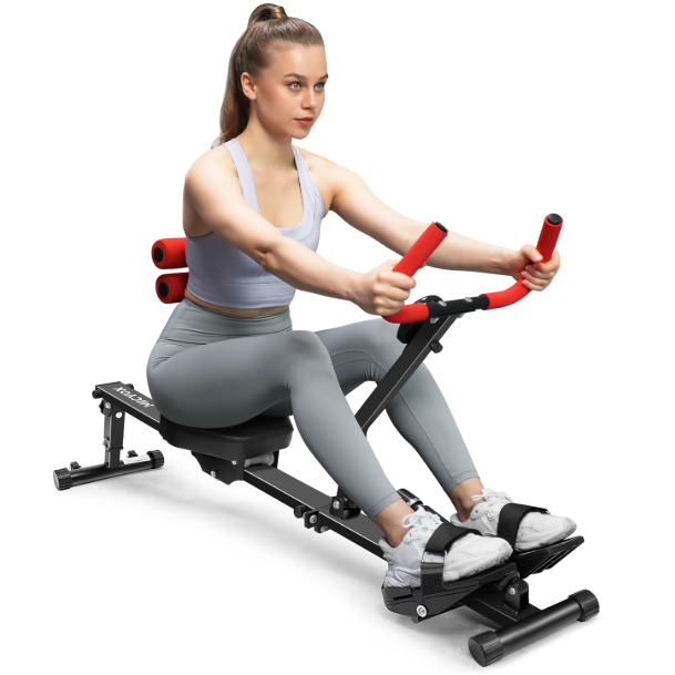 A148 Micyox kompaktiška hidraulinė irklavimo mašina – viso kūno treniruotė namuose