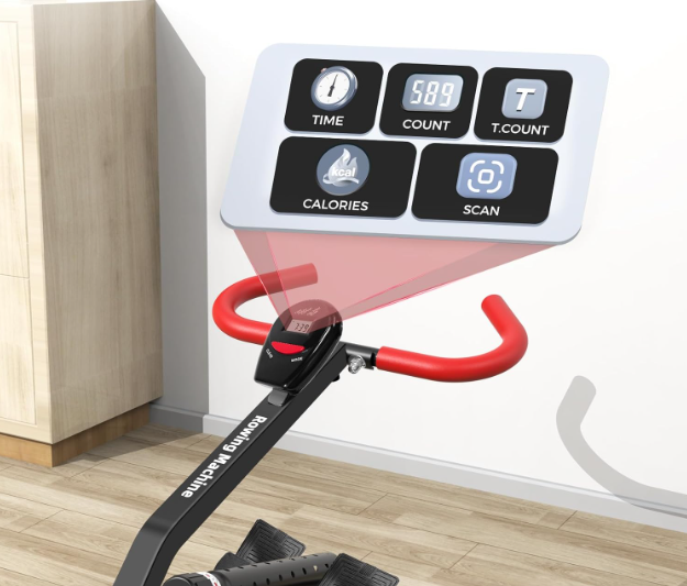 A148 Micyox kompaktiška hidraulinė irklavimo mašina – viso kūno treniruotė namuose