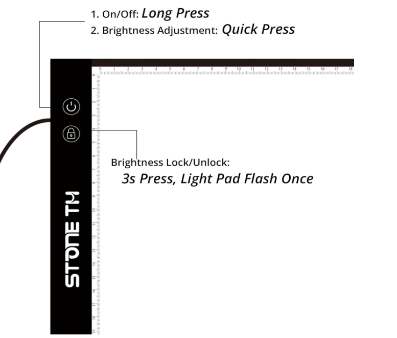 A101 LED light pad for drawing