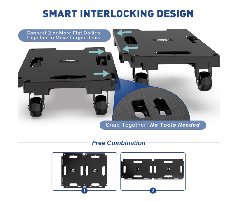 A105 2 Transfer platforms with wheels 400kg