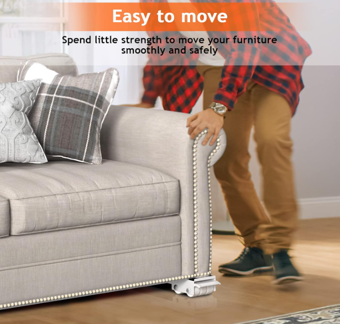 A70 Baltas buitinės technikos stovas su ratukais