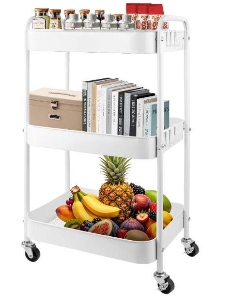 A90 Baltas daiktų troliukas