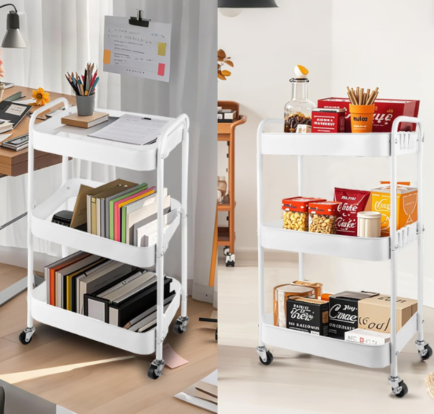 A90 Baltas daiktų troliukas