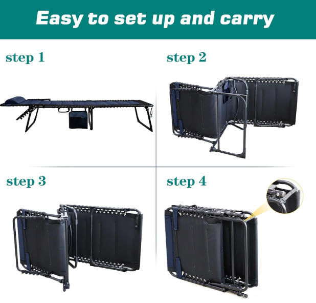 A151 Penkių padėčių poilsio gultas