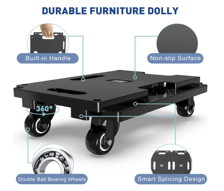A109 Pažeista pakuotė. Perkėlimo platformos su ratukais  400kg