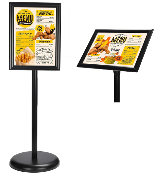 A37 A4 formato reguliuojamas reklaminis stovas