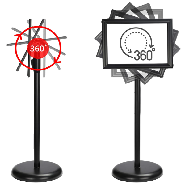 A37 A4 formato reguliuojamas reklaminis stovas