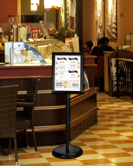 A37 A4 formato reguliuojamas reklaminis stovas