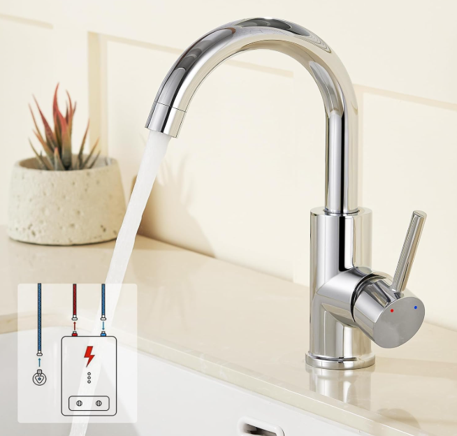 A43 Žemo slėgio virtuvės / vonios maišytuvas