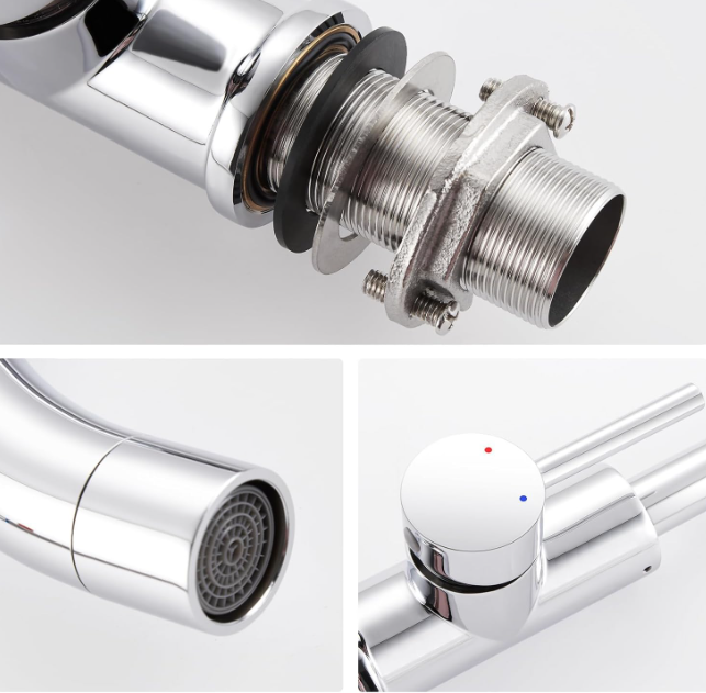 A43 Žemo slėgio virtuvės / vonios maišytuvas