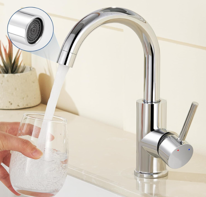 A43 Žemo slėgio virtuvės / vonios maišytuvas