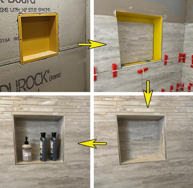 A54 Vidinė niša vonios kambariui