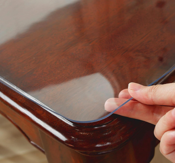 A55 Aukštos kokybės skaidrus stalo užtiesalas