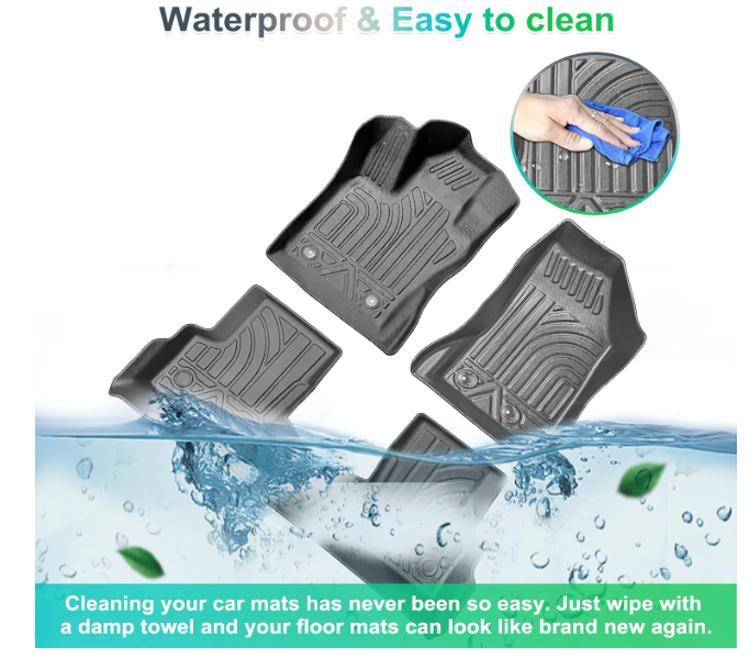 A58 Prabangūs TPE kilimėliai Jeep Renegade / Fiat 500X – visapusiška apsauga visais metų laikais