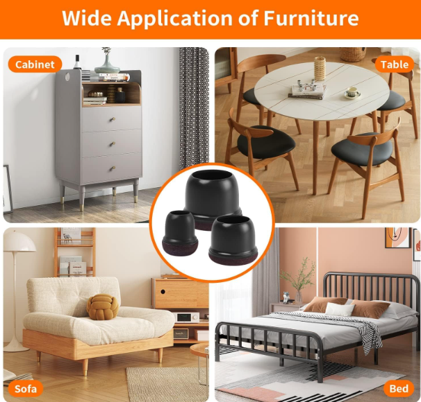 Silikoninė baldų kojelių apsauga (7vnt.)