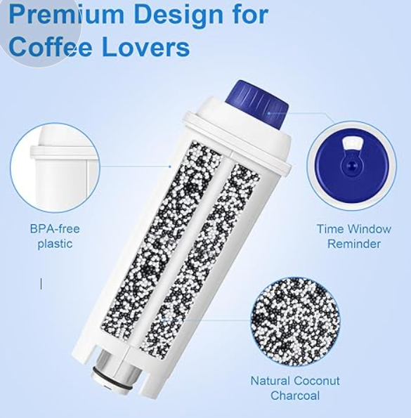 A95 Delonghi kavos aparato filtras (4vnt)