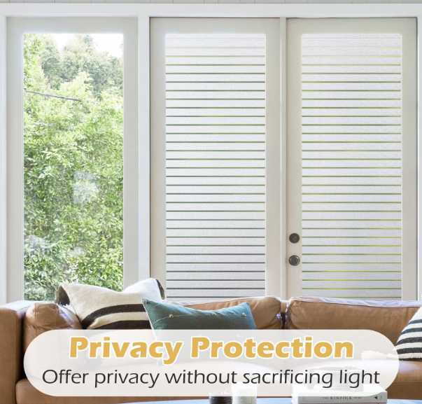 A164 Stilinga dryžuota langų plėvelė