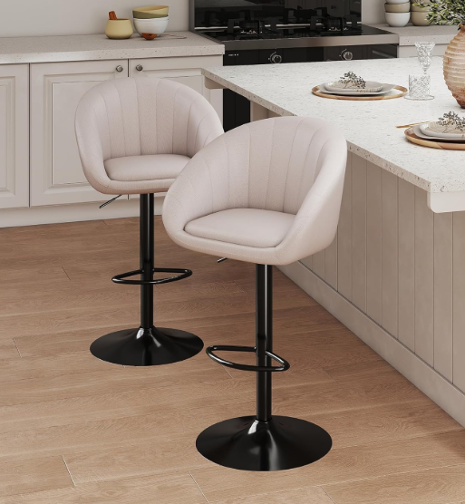 A180 Reguliuojamų Baro Kėdžių Rinkinys (2 vnt.)