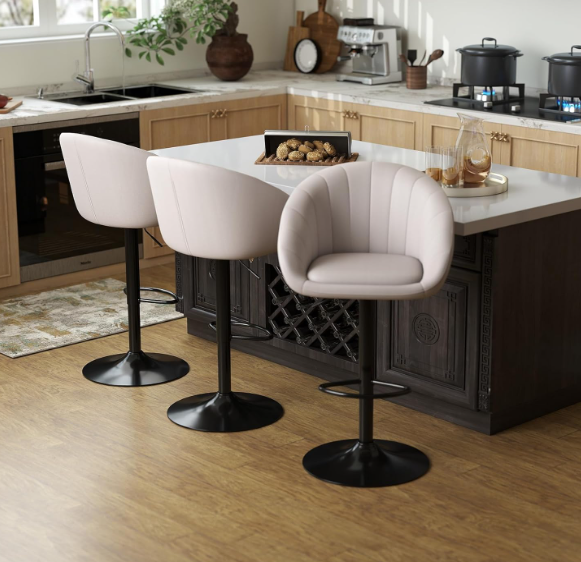 A180 Reguliuojamų Baro Kėdžių Rinkinys (2 vnt.)