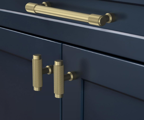 A183 Klasikinio ir elegantiško dizaino auksinės baldų rankenėlė