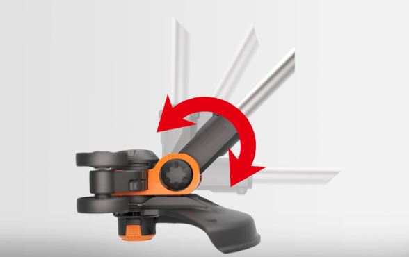 A191 Worx akumuliatorinė žoliapjovė 20 V – 3 viename: žoliapjovė, mini vejapjovė ir kraštų kirpimo įrankis