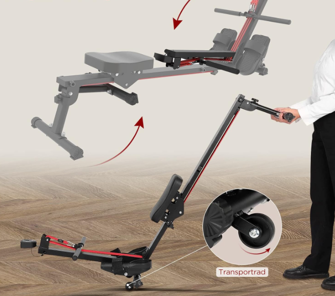 A192 Sulankstomas ir reguliuojamas irklavimo treniruoklis