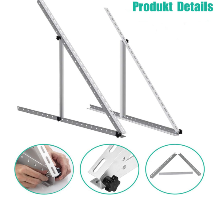 A196 Reguliuojamas 104 cm saulės modulio laikiklis