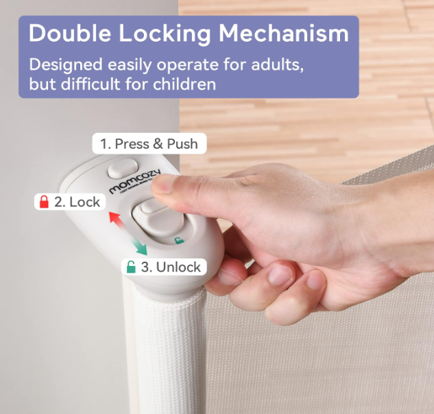 A177 🍼 Ištraukiami saugos varteliai kūdikiams ir augintiniams