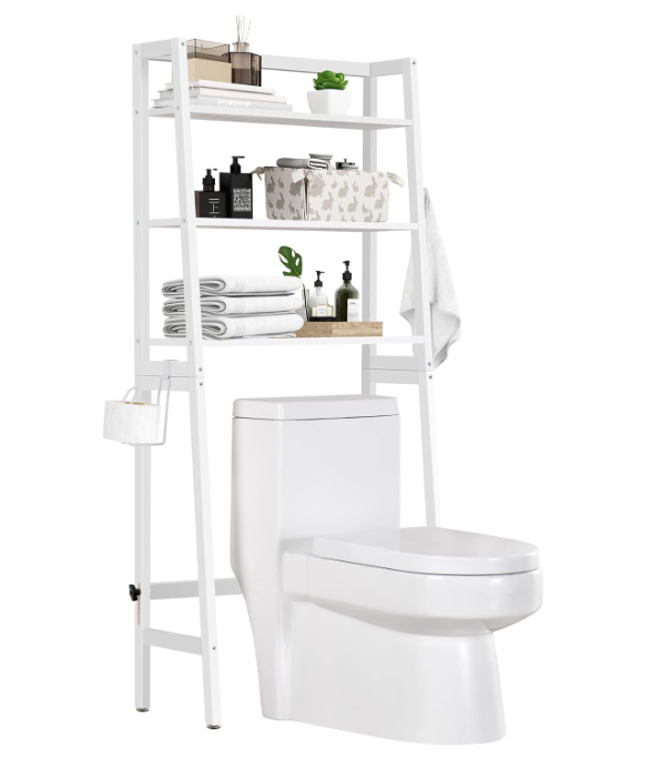 A237 Balta medinė vonios lentyna