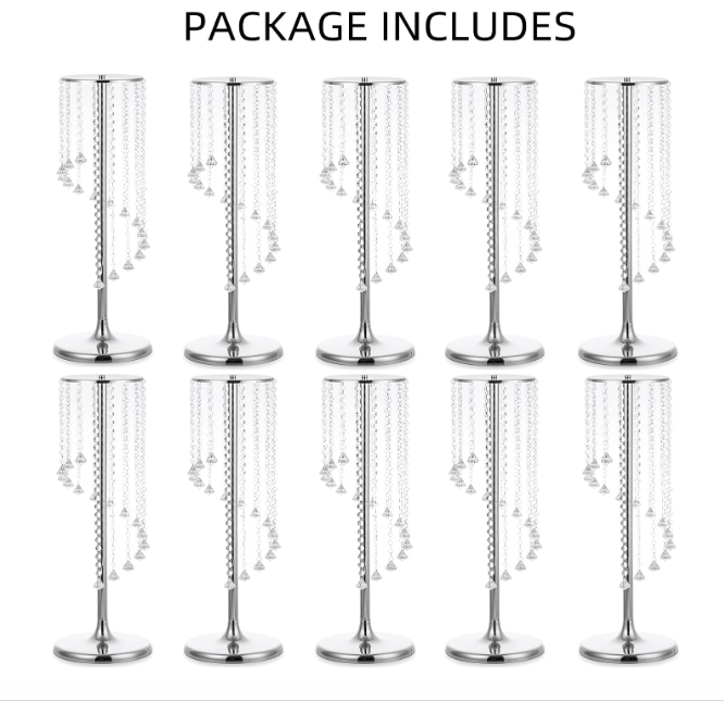 A215 Sidabriniai gėlių stovai 70 cm