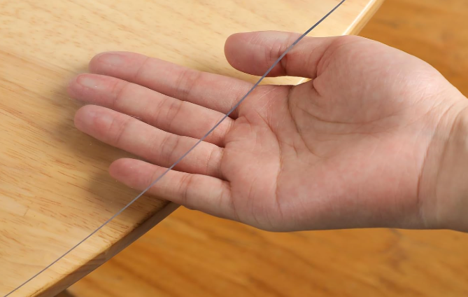 A221 Apsauginis PVC stalo kilimėlis 70cm skersmens