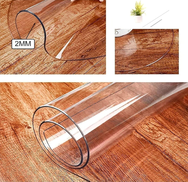 A222 Skaidrus stalo apsaugos kilimėlis 110cm skersmens