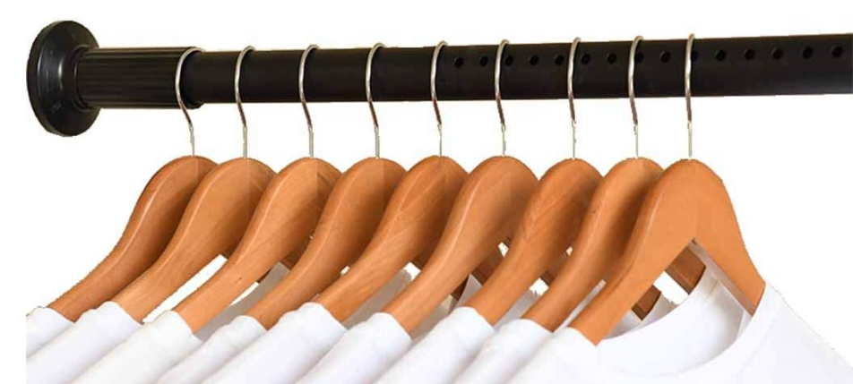 A246 Juodas teleskopinis karnizas