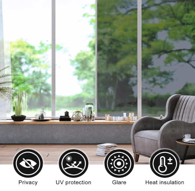 A248 Vienpusė Langų Plėvelė