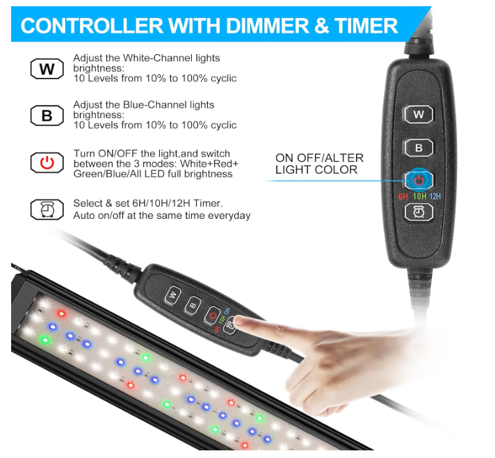 A252 Pažeista prekė. Akvariumo Lempa